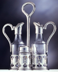 art. 51730 Oliera 4 pezzi / cruet -stand 4 pcs h 25,5